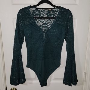 Emerald Lace Bodysuit